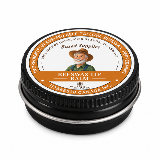 Peppermint Beeswax Lip Balm - 15 ml