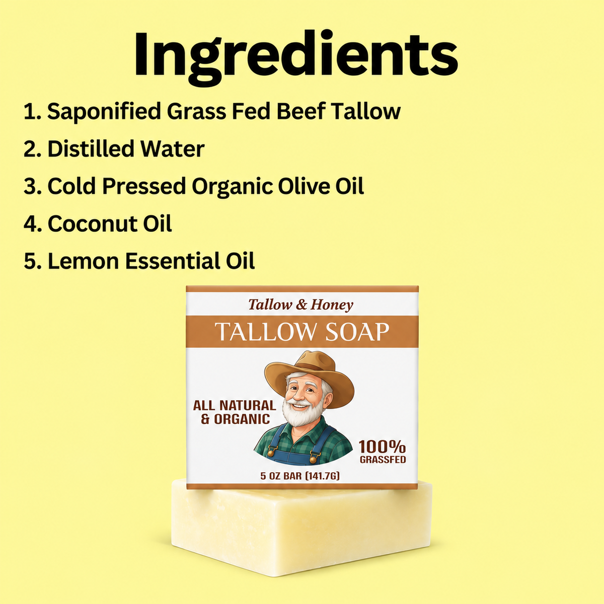 Tallow Soap Bar